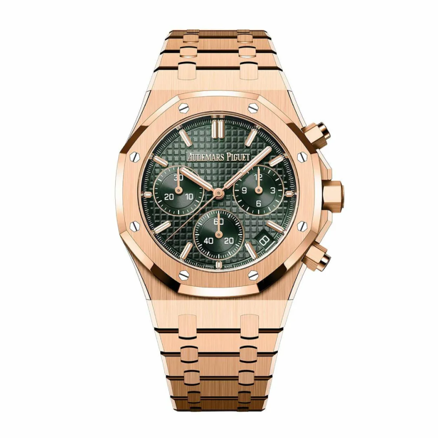 Audemars Piguet Royal Oak 26240OR.OO.1320OR.04 Rose Gold-tone Green Dial