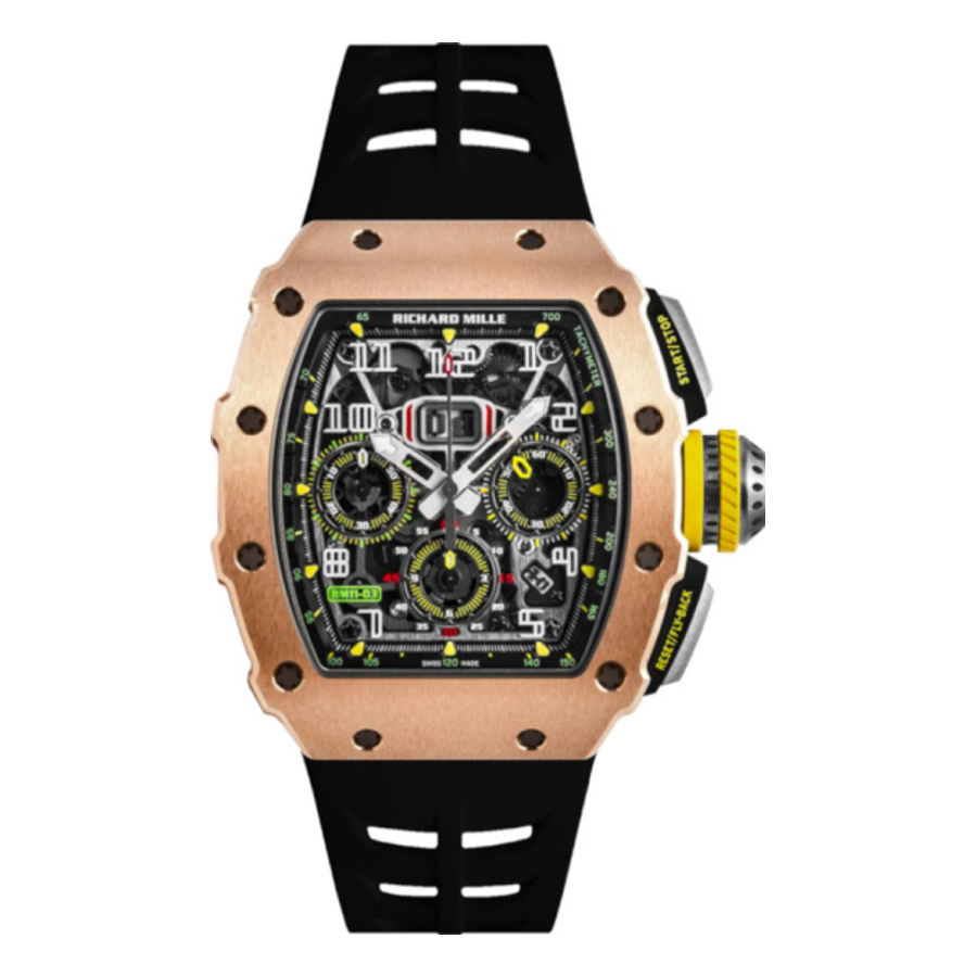 Richard Mille RM 011 RM Rose Gold-tone Flyback
