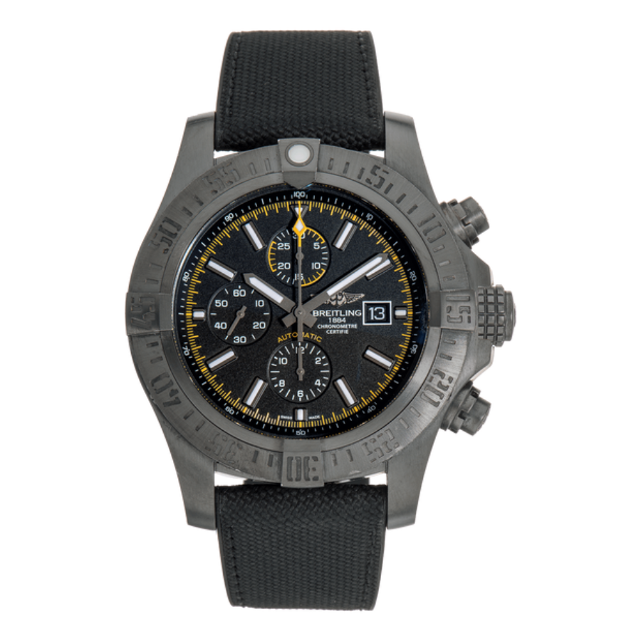 Breitling Super Avenger II Black Steel M133711A/BF30