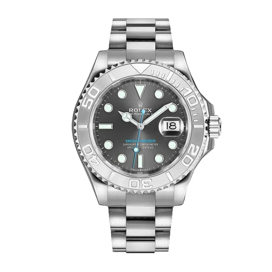 Rolex Yacht-Master 116622-0003 Platinum-tone & Rhodium Dial