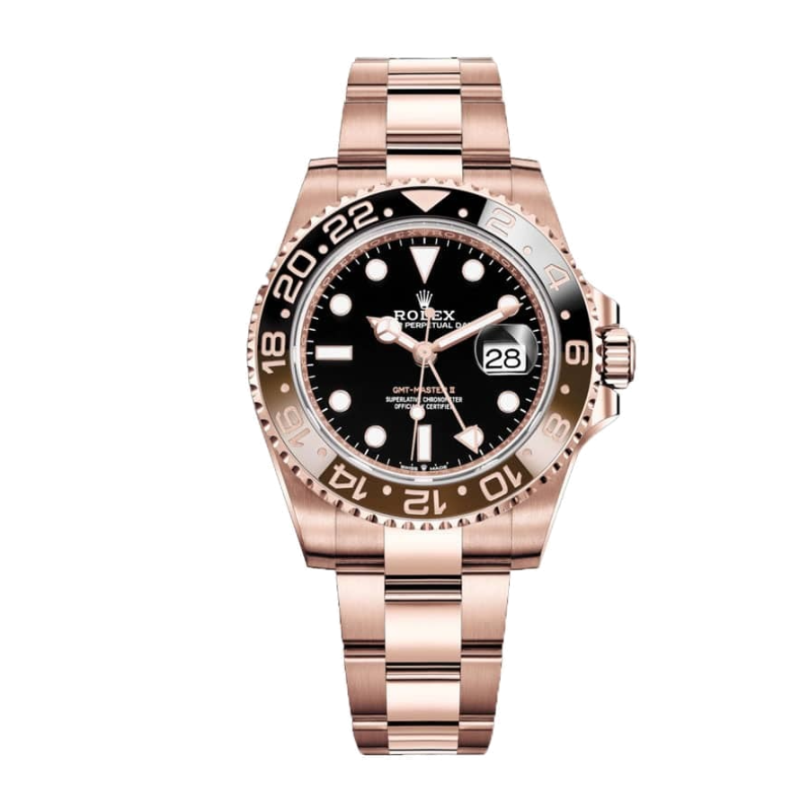 Rolex GMT-Master II 126715CHNR-0001 Rose Gold-tone Automatic Black Dial Oyster