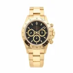 Rolex Daytona Cosmograph Yellow Gold-tone Black Dial 16528 Oyster