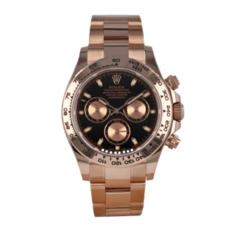 Rolex Daytona Cosmograph 116505 Everose Gold-tone Black Dial