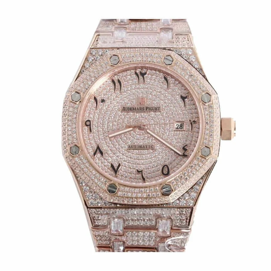 Audemars Piguet Royal Oak Iced Out Rose Gold-tone