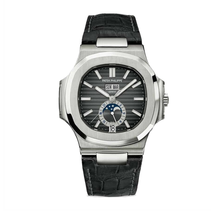 Patek Philippe Nautilus Patek Grey Leather