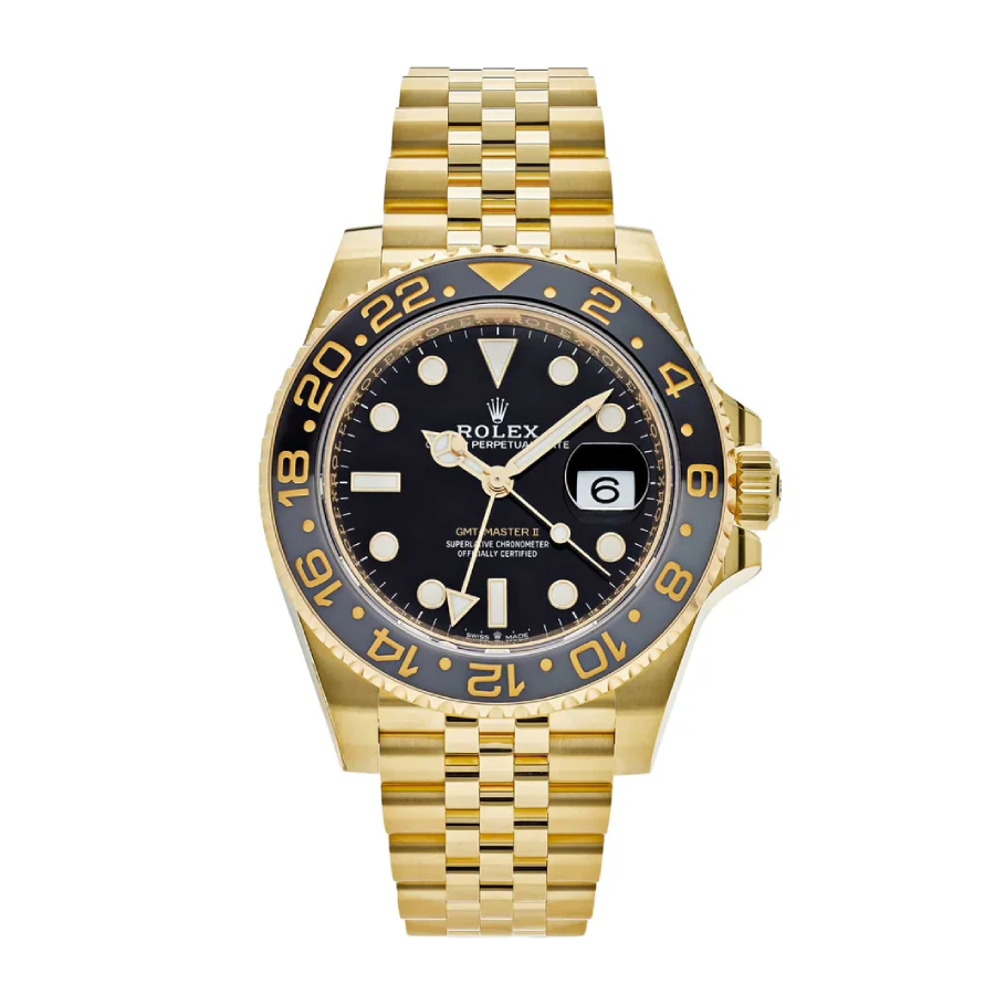 Rolex GMT-Master Gmt Master II Gold Black Dial
