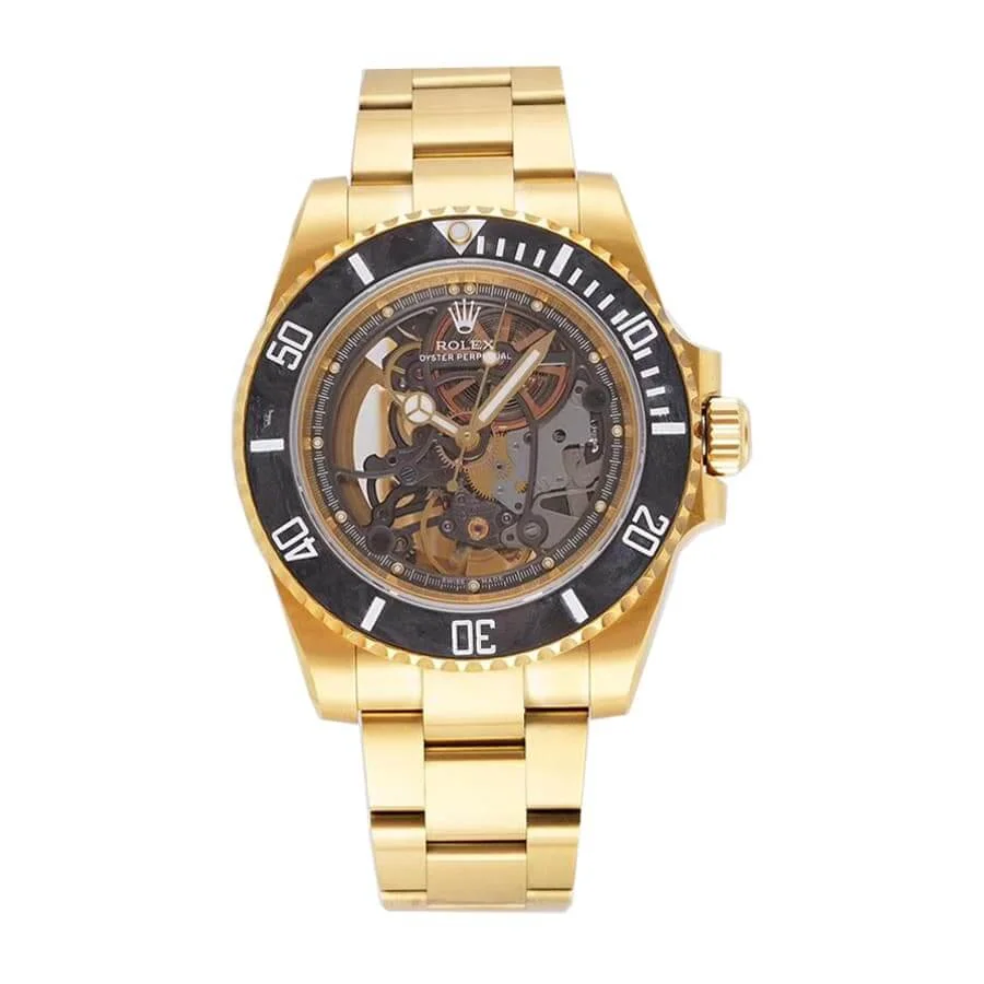 Rolex Submariner Oyster Skeleton Gold 114200