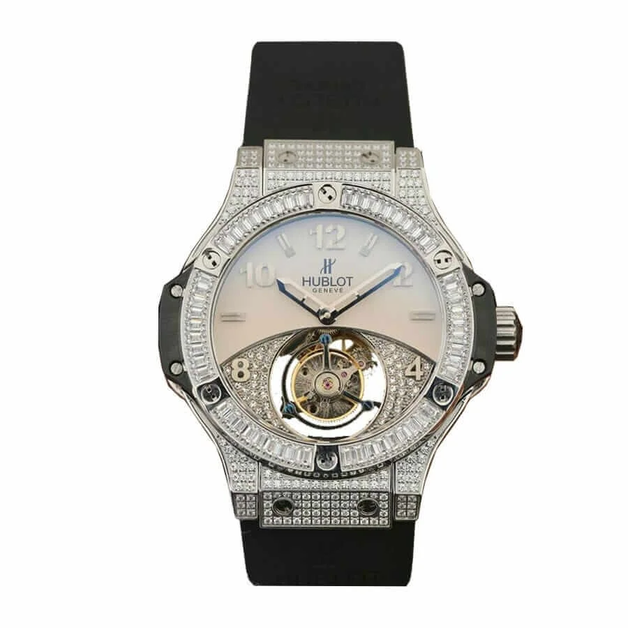 Hublot With Gem-set Gray