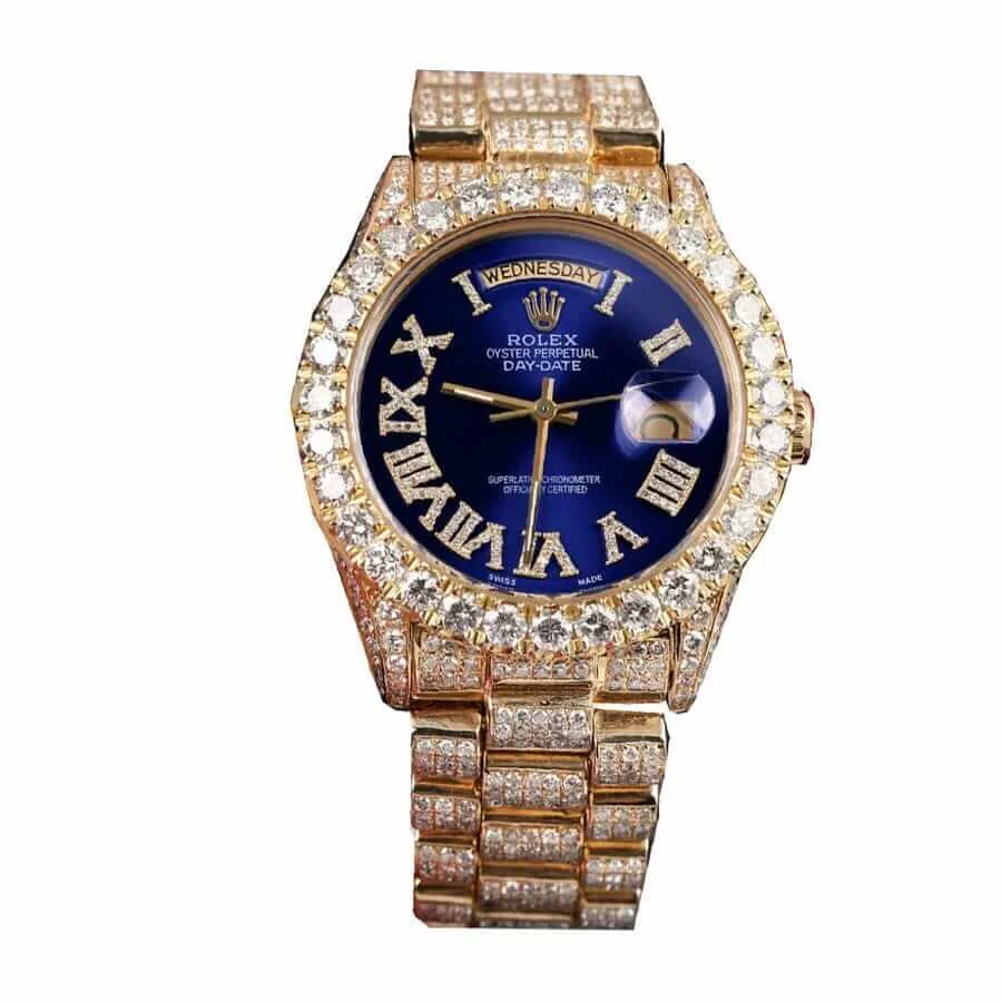 Rolex Day-Date Mens Iced Out Watches