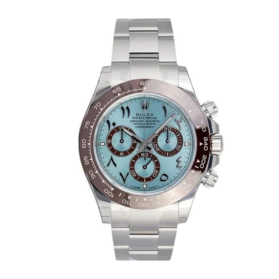 Rolex Daytona Platinum-tone Ice-Blue Arabic Dial 116506-0001 Oyster