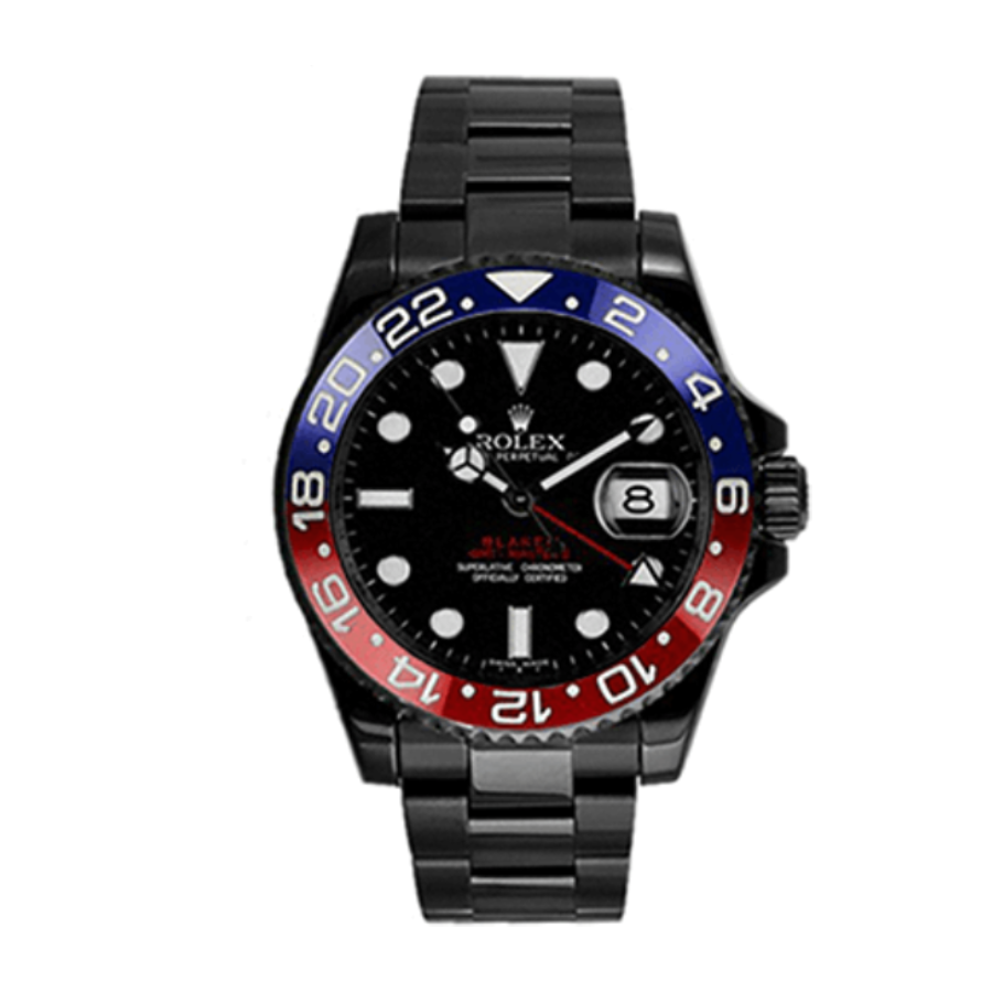 Rolex GMT-Master Blaken 126710BLRO-0001 Pepsi Black Dial