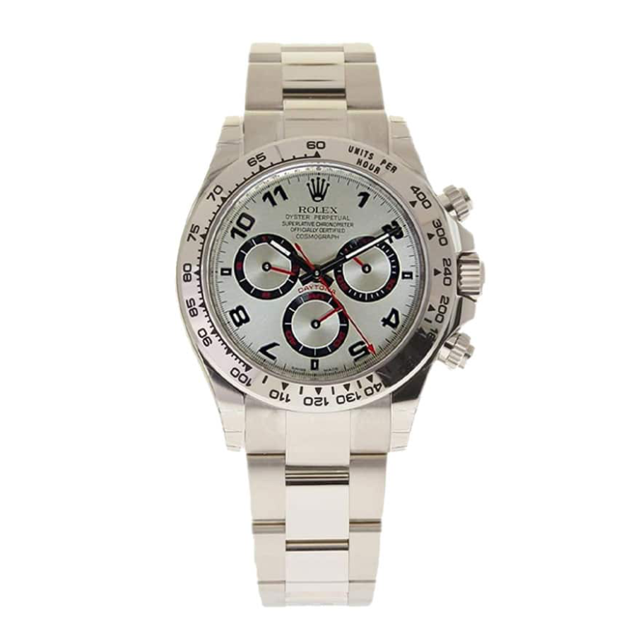 Rolex Daytona 116509 White Gold-tone Silver Dial