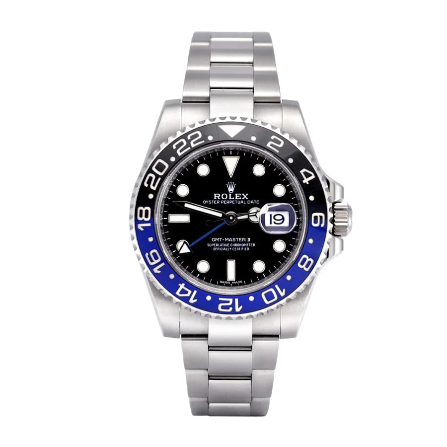 Rolex GMT-Master II Black Dial Batman Bezel 116710BLNR Oyster