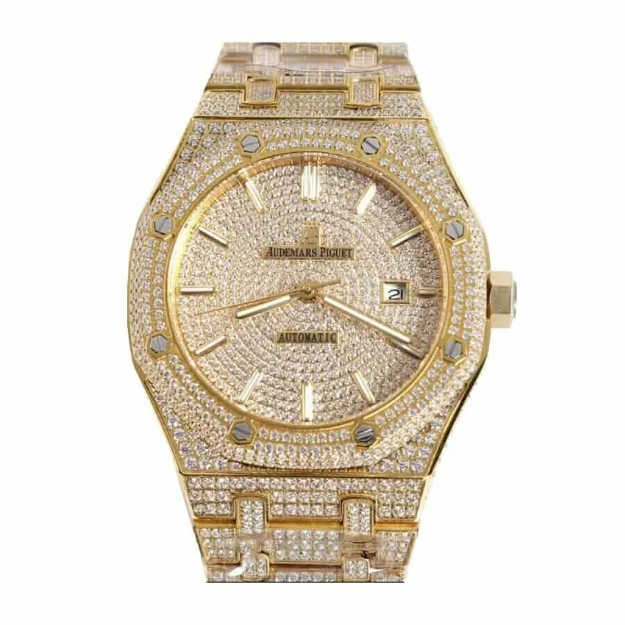 Audemars Piguet Royal Oak Fully Iced Out Ap