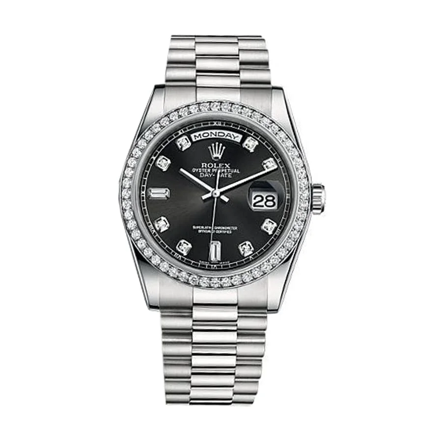 Rolex Day-Date White Gem-set