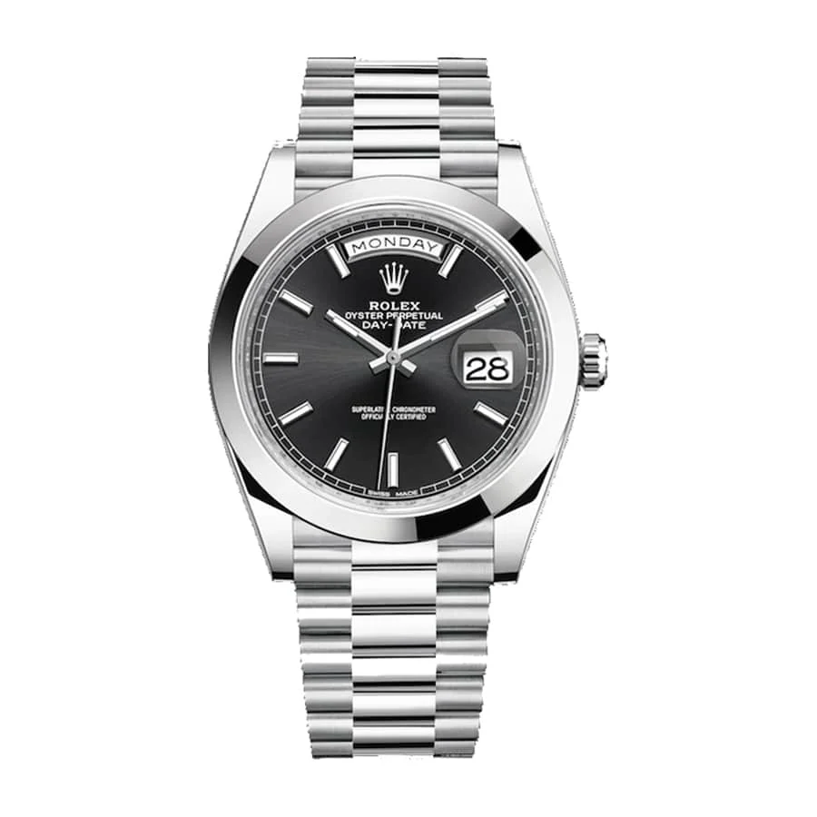 Rolex Day-Date Diagonal Black