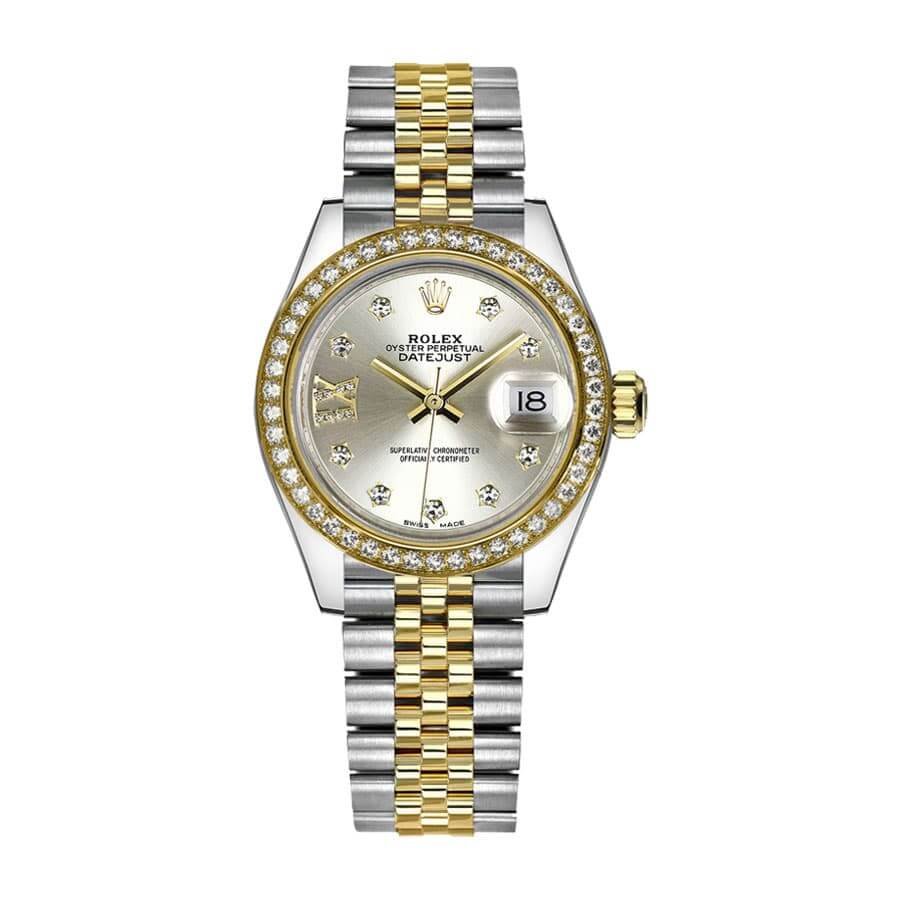 Rolex Datejust 279383RBR-0003 Champagne & Gem-set Dial