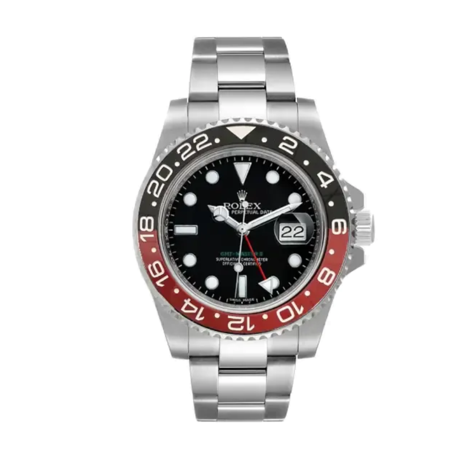 The Rolex GMT-Master II Red Black Dial Coke 16710