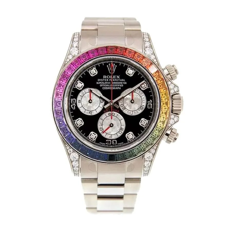Rolex Black Gem-set