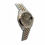 Rolex Datejust 278341RBR Everose Gold-tone and Chocolate with Gem-set Dial Jubilee