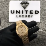 Rolex Datejust Gold Full Gem-set