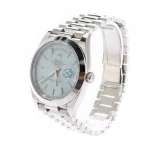 Rolex Day-Date Day Date Ice Blue Baguette Dial Platinum-tone Presidential 228206