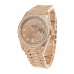 Pink Gem-set Rolex
