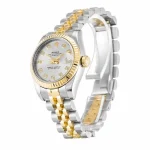 Rolex Datejust 179173 Yellow Gold-tone & Gem-set Silver Dial