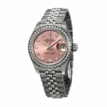 Rolex Datejust 126234 Gem-set Bezel Pink Dial