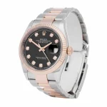 Rolex Datejust 126231 Black With Gem-set Dial