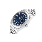 Rolex Day-Date 128239 Blue Dial With Gem-set