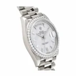 Rolex Day-Date 228349RBR Gem-set Bezel Sundust Dial