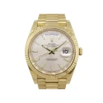 Rolex Day-Date Diogonal Silver