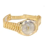 Rolex Day-Date Diogonal Silver