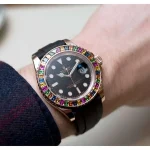 Rolex Perpetual Yacht-Master Gem-Set Bezel 116695 SATS