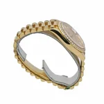 Rolex Day-Date 228348RBR KW Yellow Gold-tone & Gem-set Champagne Dial