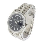 Rolex Day-Date DayDate Black Gem-set