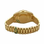 Rolex Day-Date 228348RBR KW Yellow Gold-tone & Gem-set Champagne Dial