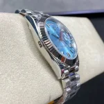 Rolex Day-Date Day Date Ice Blue Grooved