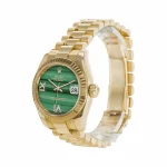 Rolex Datejust Gold Green Dial