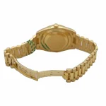 Rolex Day-Date 228348RBR KW Yellow Gold-tone & Gem-set Champagne Dial
