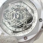 Hublot Big Bang Unico Sang Bleu II, Weiße Keramik