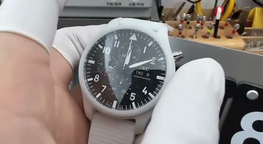 IWC Pilot's Chronograph, White Ceramic