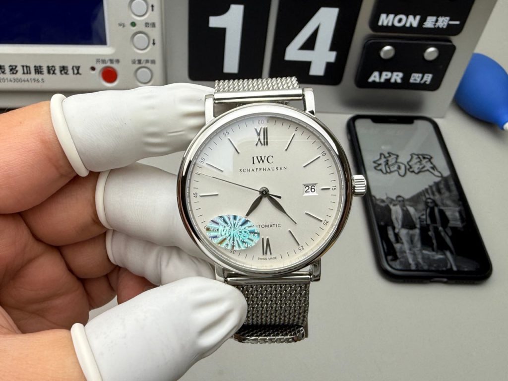 IWC Portofino, Woven Steel Bracelet